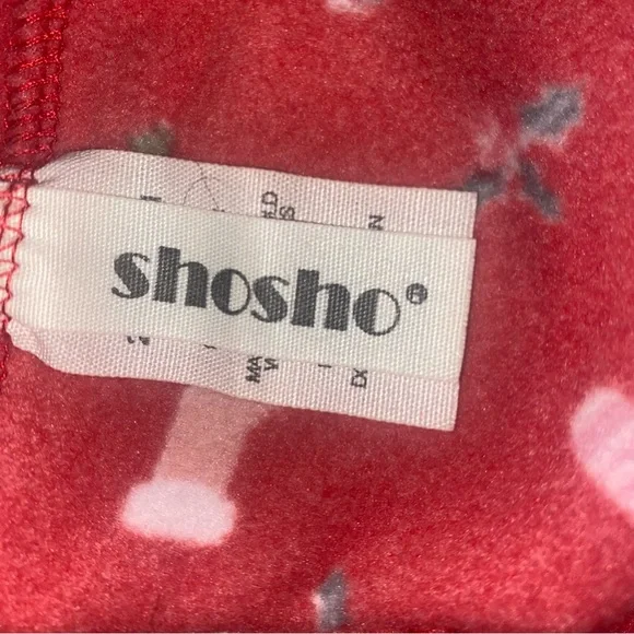 Shosho Fleeced lined Xmas leggings. SZ L/XL NEW - Picture 2 of 3
